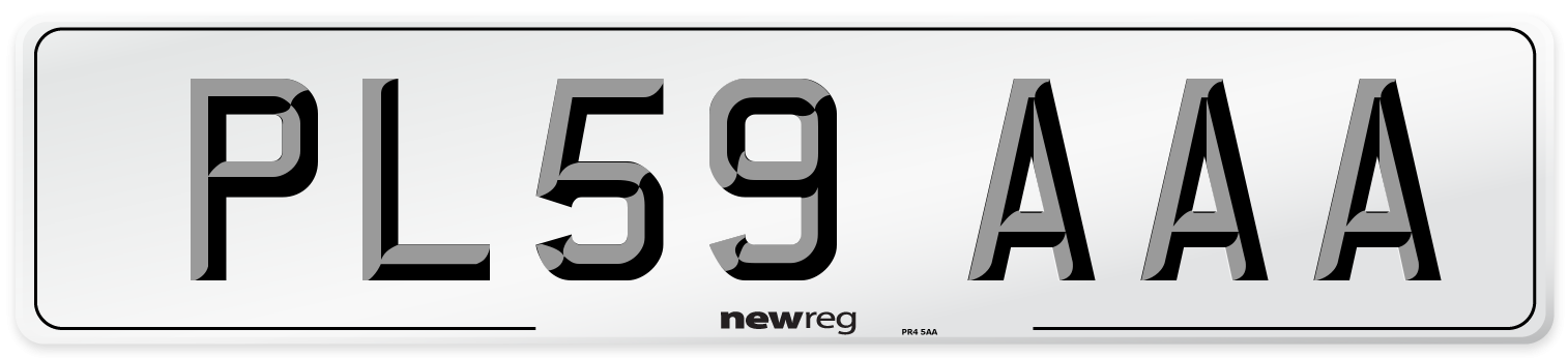PL59 AAA Number Plate from New Reg